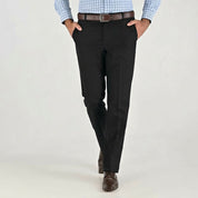 Pantalón de vestir Yale Cintura ajustable Regular Fit 7360 Negro