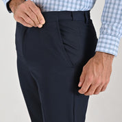 Pantalón de vestir Yale Cintura ajustable Regular Fit 7360 Azul marino