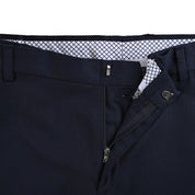 Pantalón de vestir Yale Cintura ajustable Regular Fit 7360 Azul marino