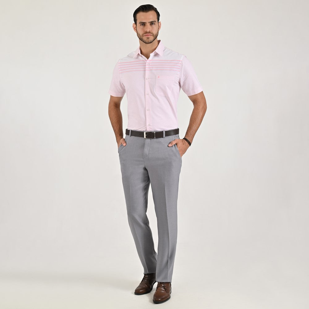 Pantalón de vestir Yale Cintura ajustable Regular Fit 7363 Gris