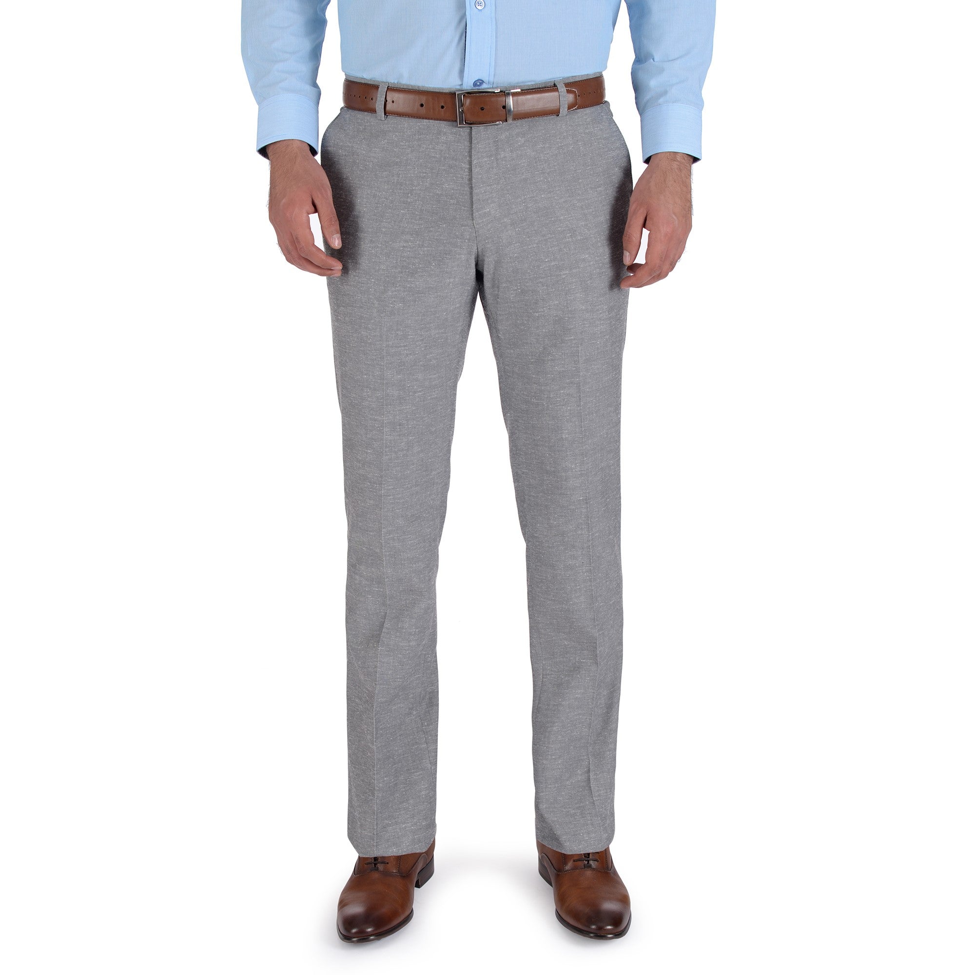 Pantalón de Vestir Yale Sin Pinzas Modern Slim Fit 0476