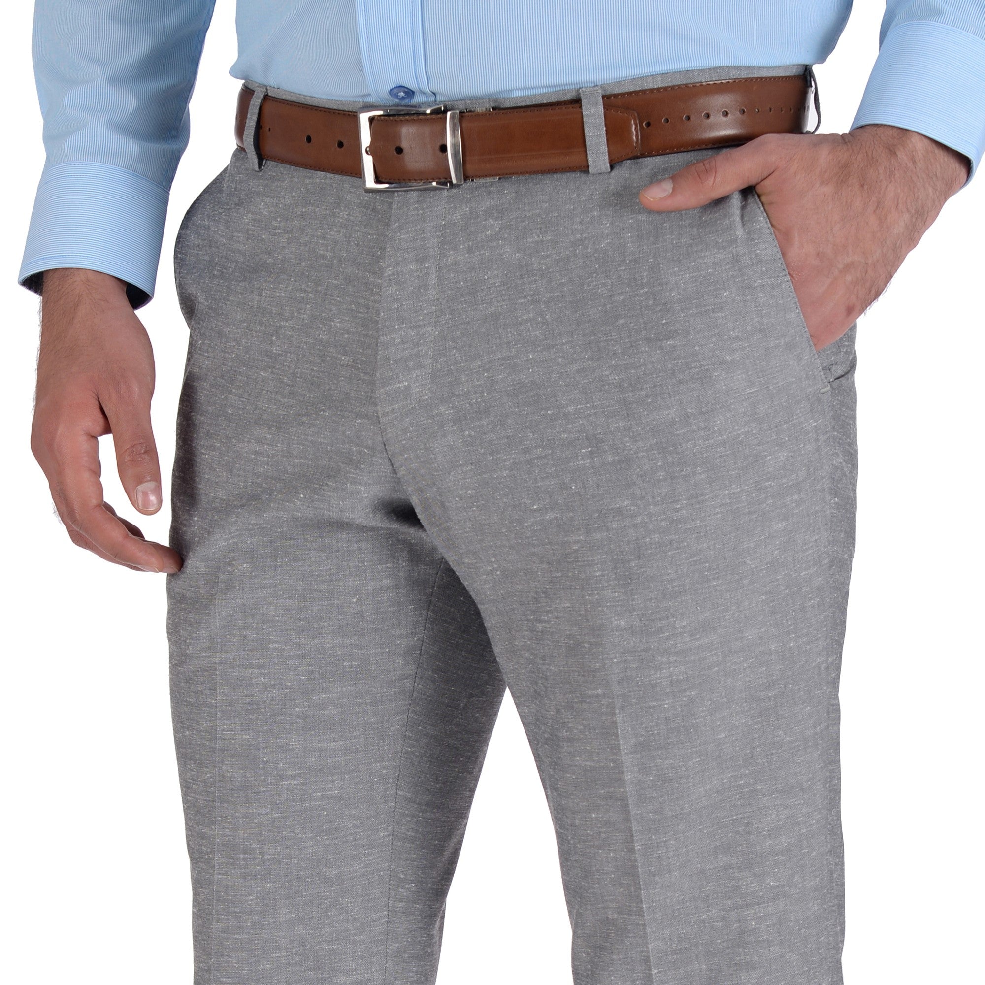 Pantalón de Vestir Yale Sin Pinzas Modern Slim Fit 0476