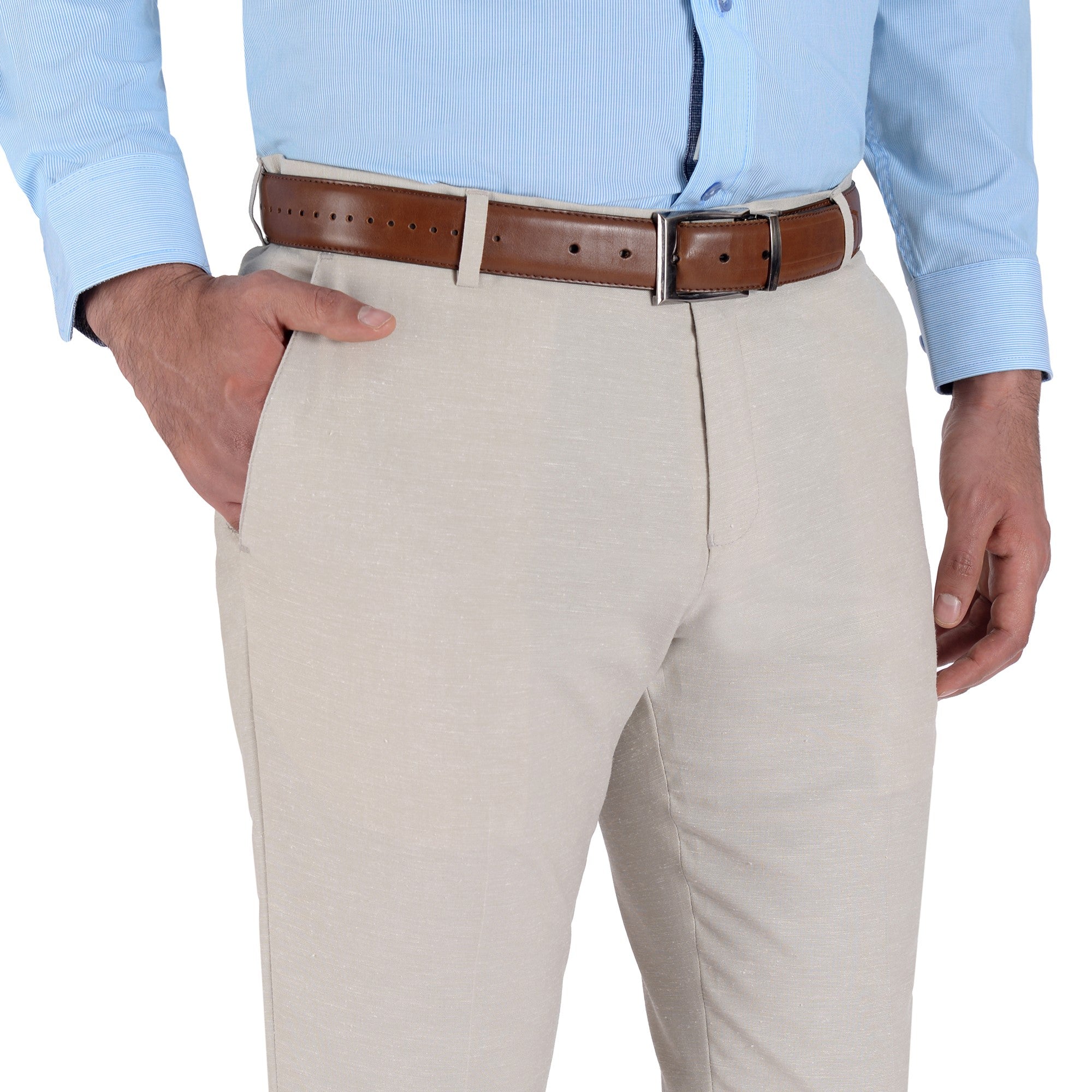 Pantalón de Vestir Yale Sin Pinzas Modern Slim Fit 0476