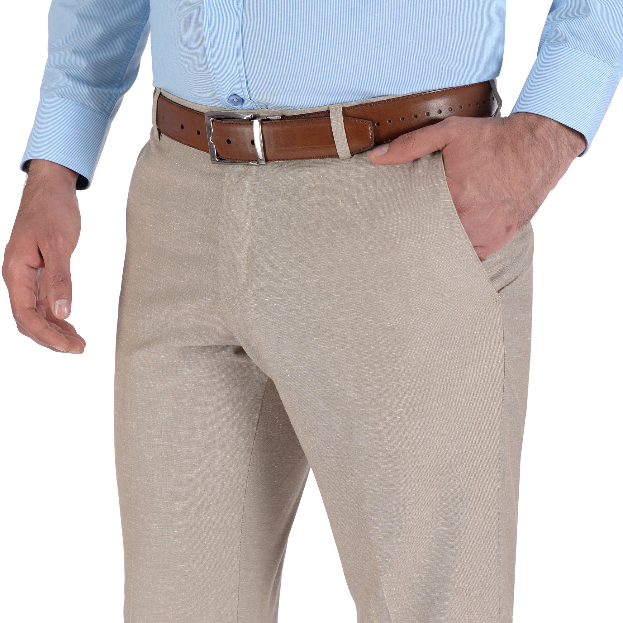 Pantalón de Vestir Yale Sin Pinzas Modern Slim Fit 0476