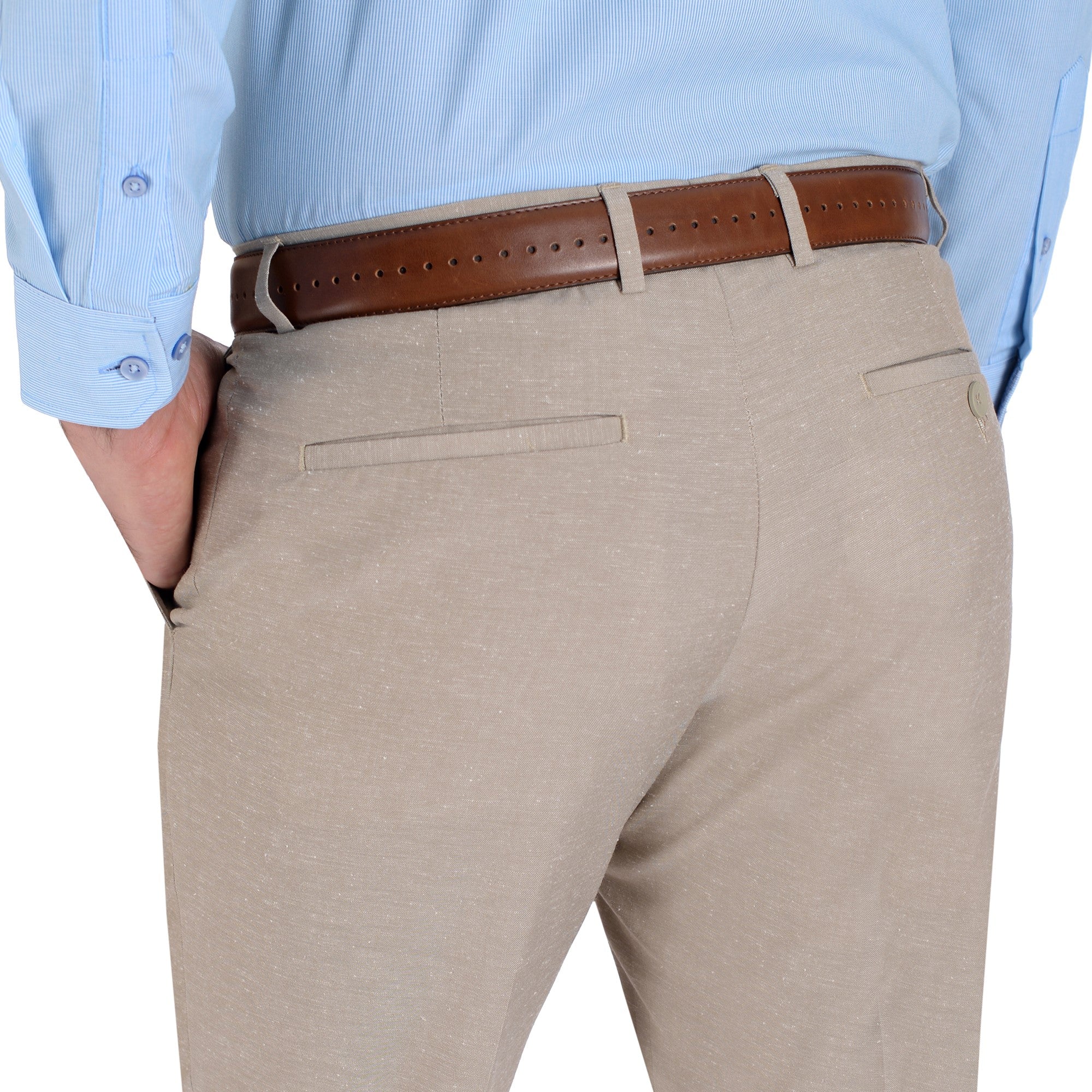 Pantalón de Vestir Yale Sin Pinzas Modern Slim Fit 0476