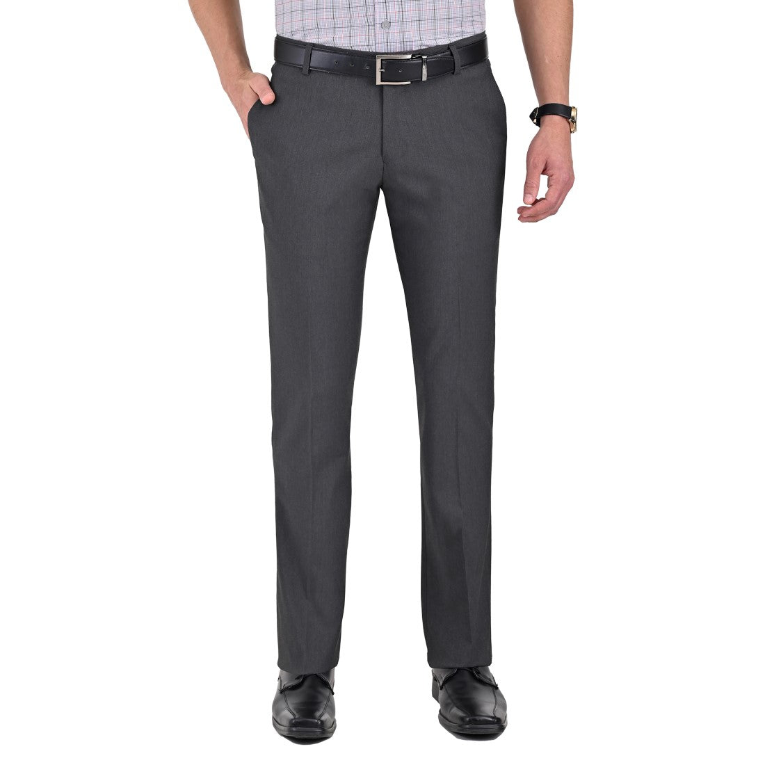 Pantalón de Vestir Yale Slim Fit Sin Pinzas 0342.