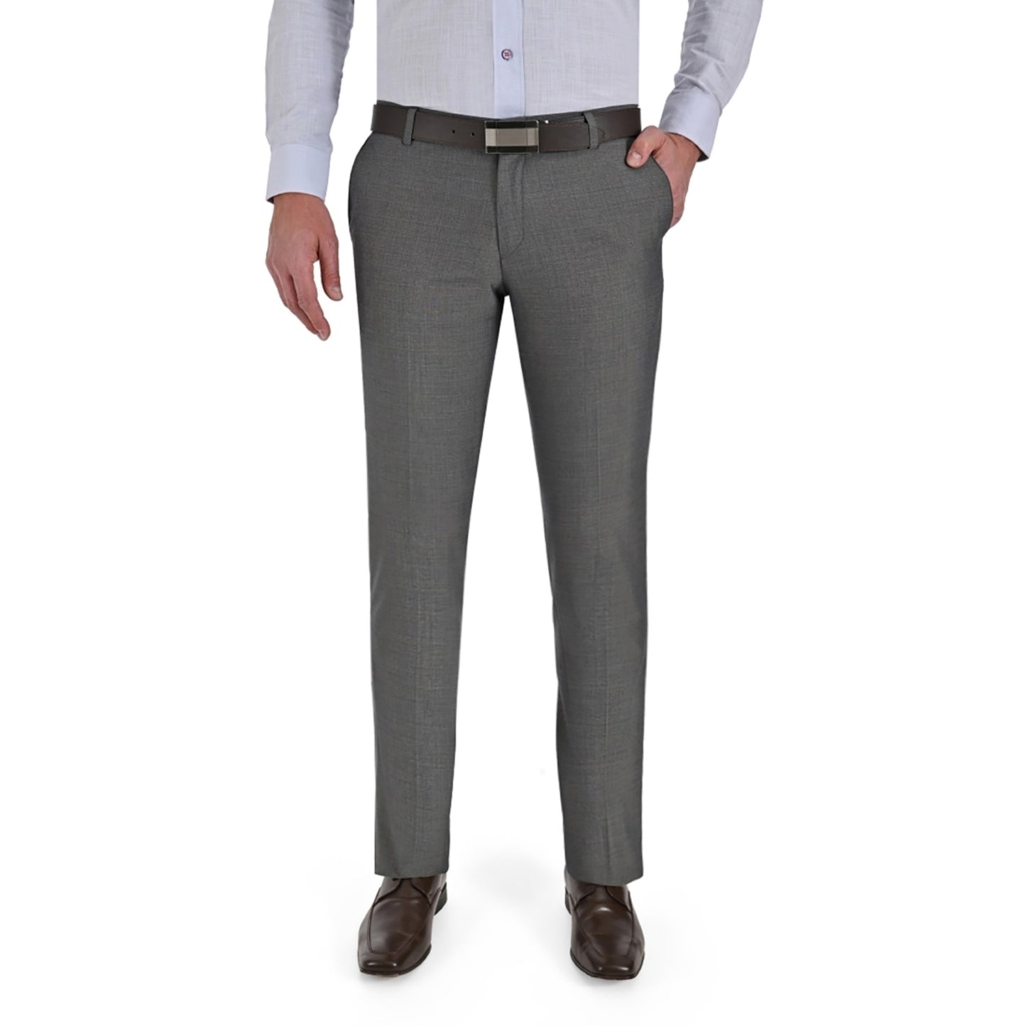 Pantalón Vestir Yale Sin Pinzas Modern Slim Fit 0451
