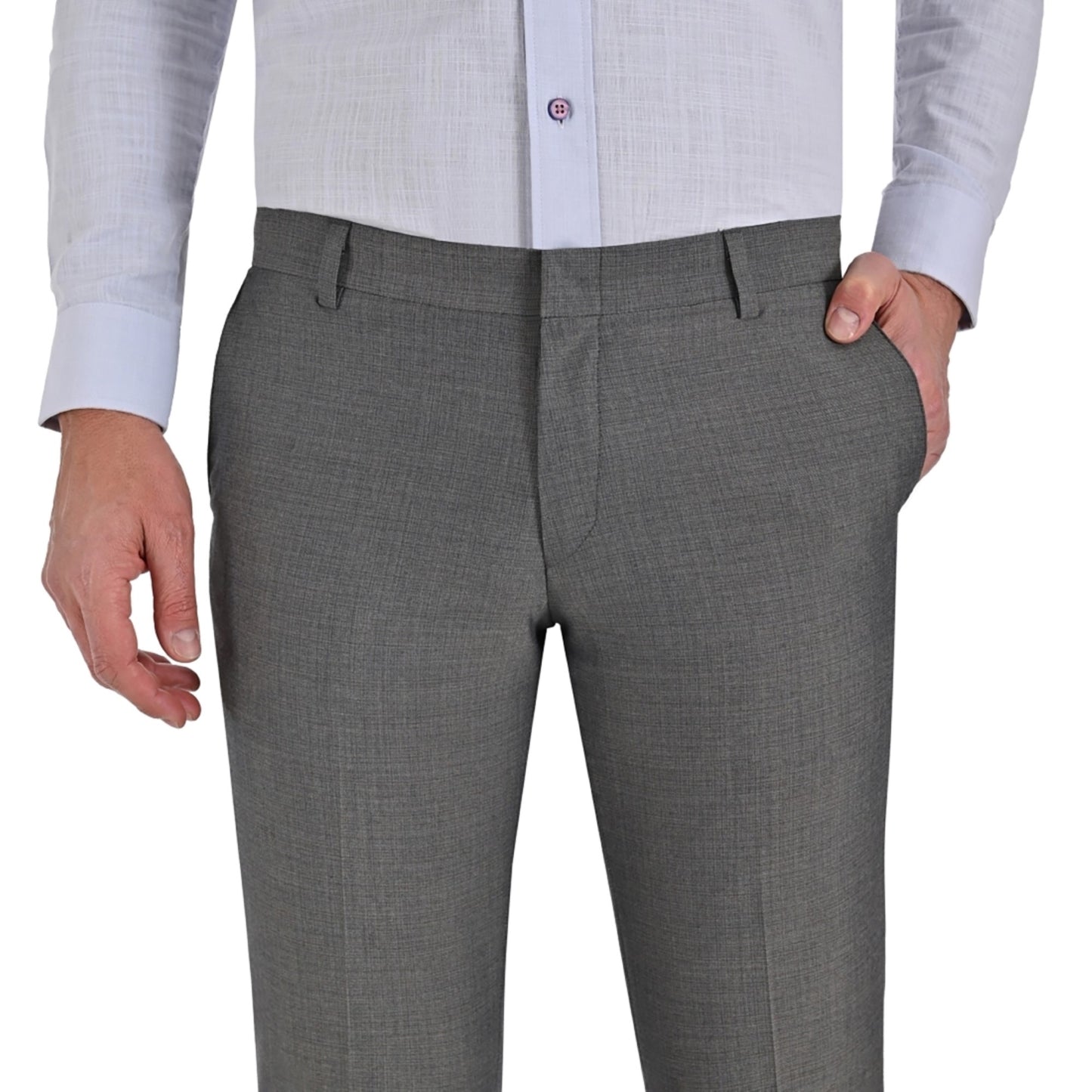 Pantalón Vestir Yale Sin Pinzas Modern Slim Fit 0451