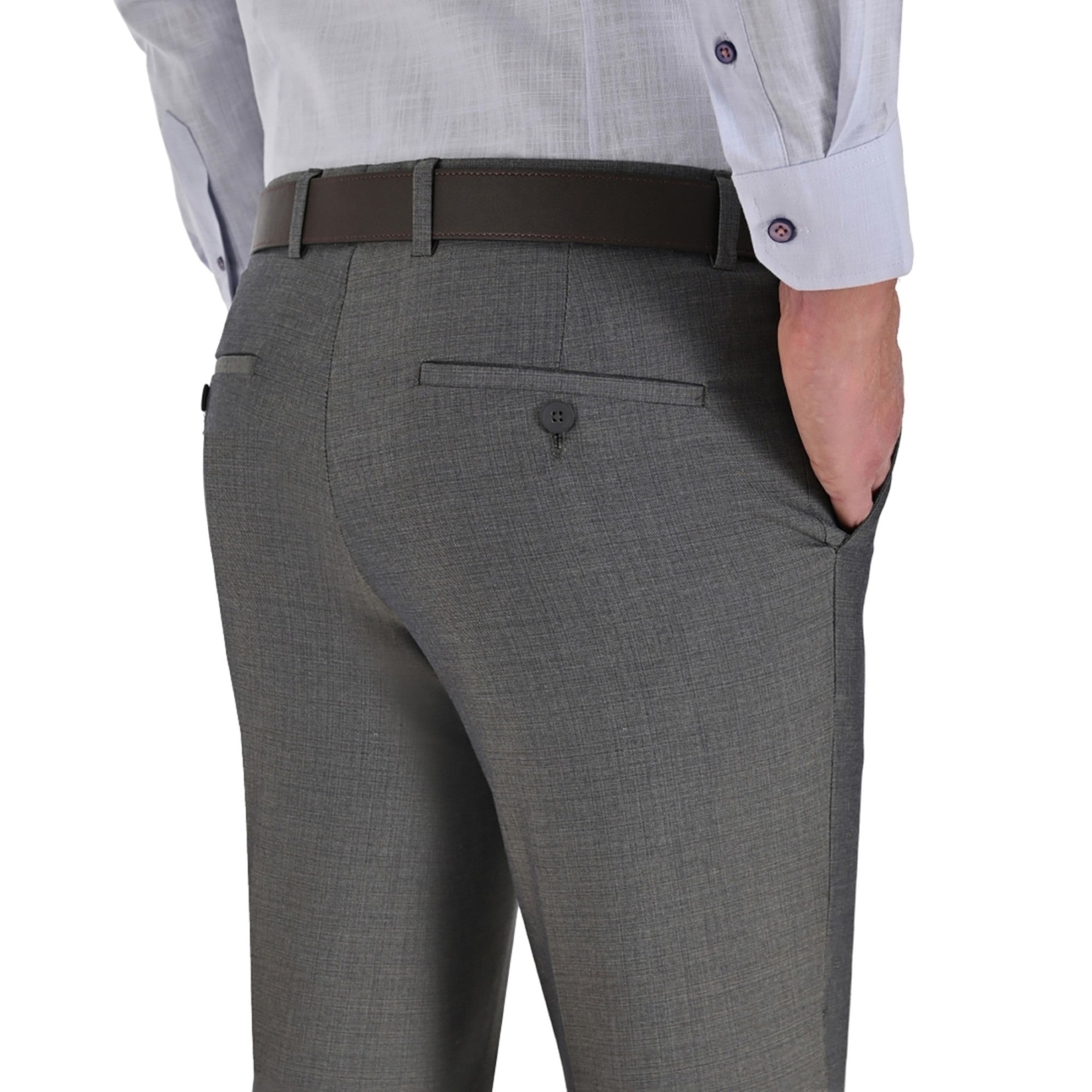Pantalón de Vestir Yale Sin Pinzas Modern Slim Fit 0451