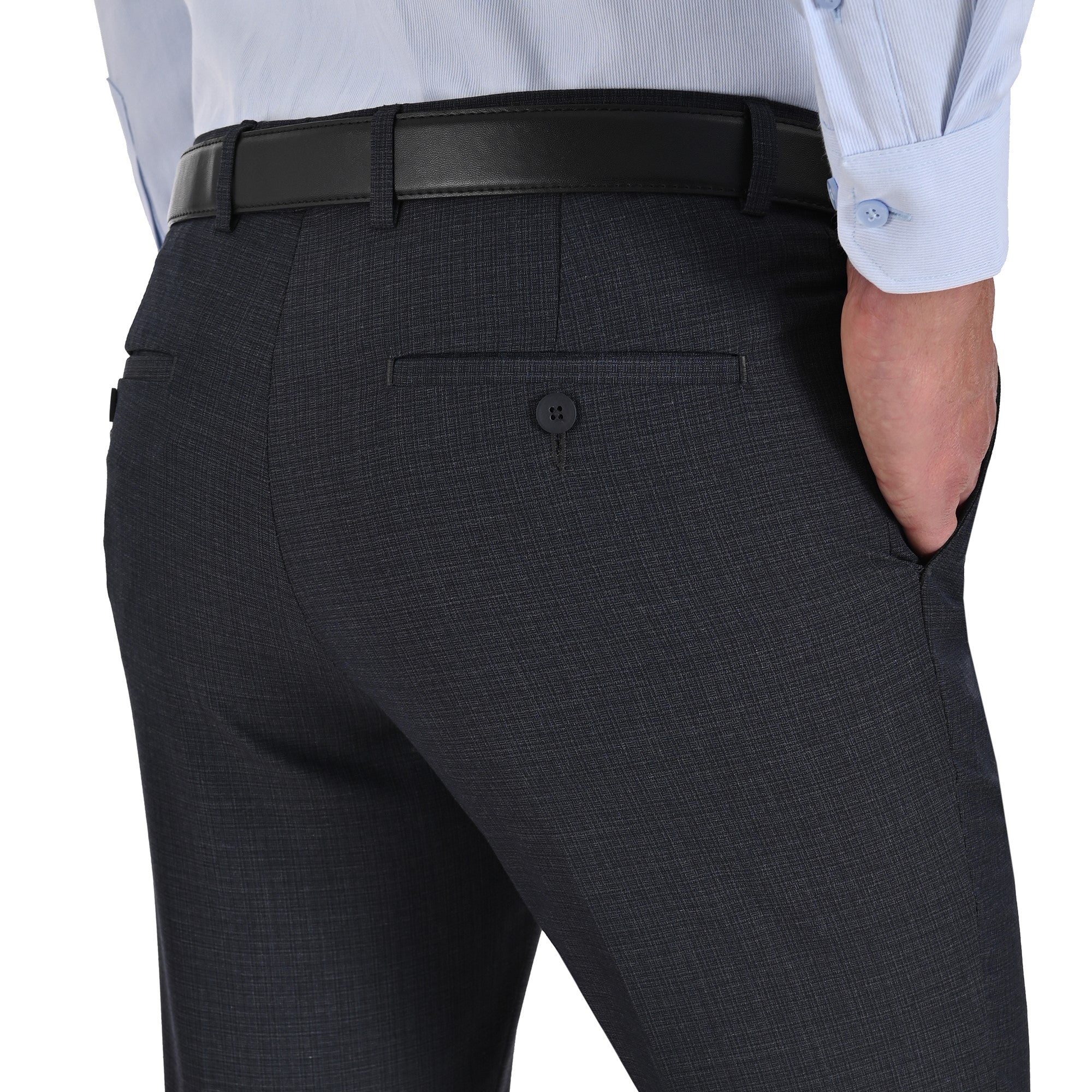 Pantalón de Vestir Yale Sin Pinzas Modern Slim Fit 0451