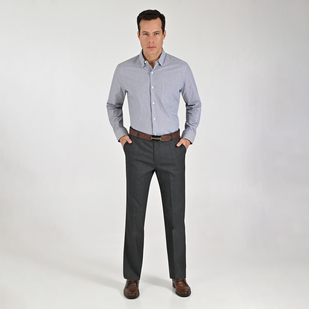 Pantalón de vestir Yale Slim Fit 4731 Gris Rata