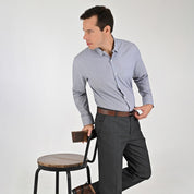 Pantalón de vestir Yale Slim Fit 4731 Gris Rata