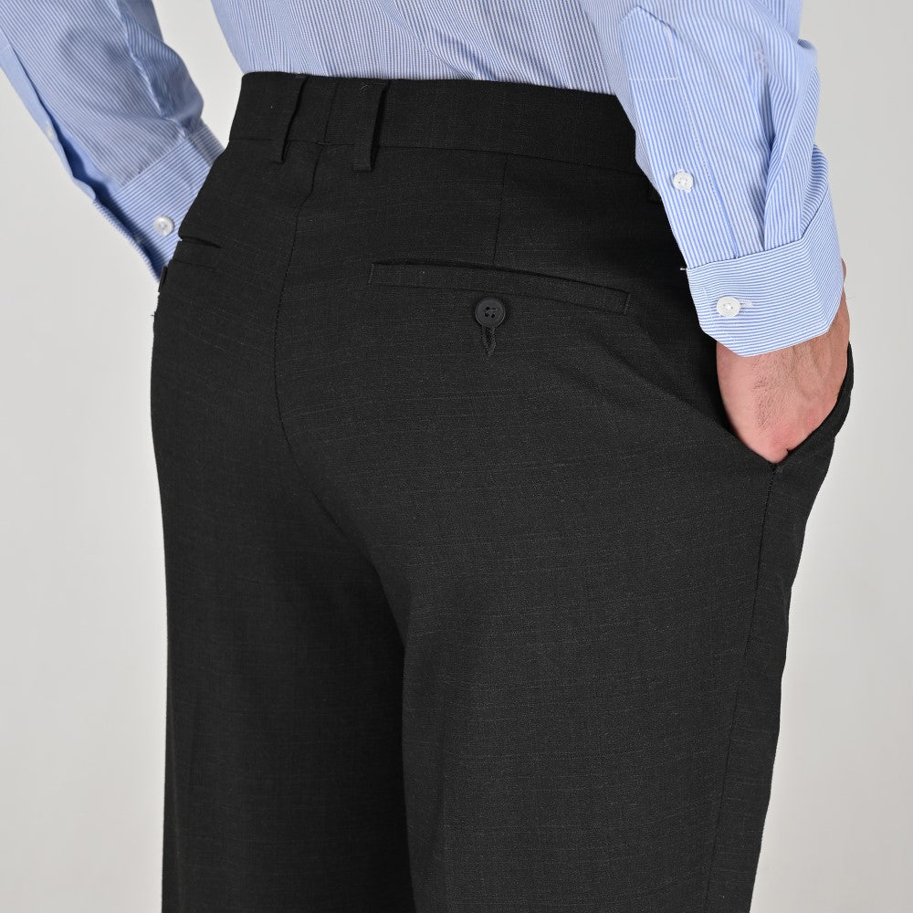 Pantalón de vestir Yale Slim Fit 4731 Negro