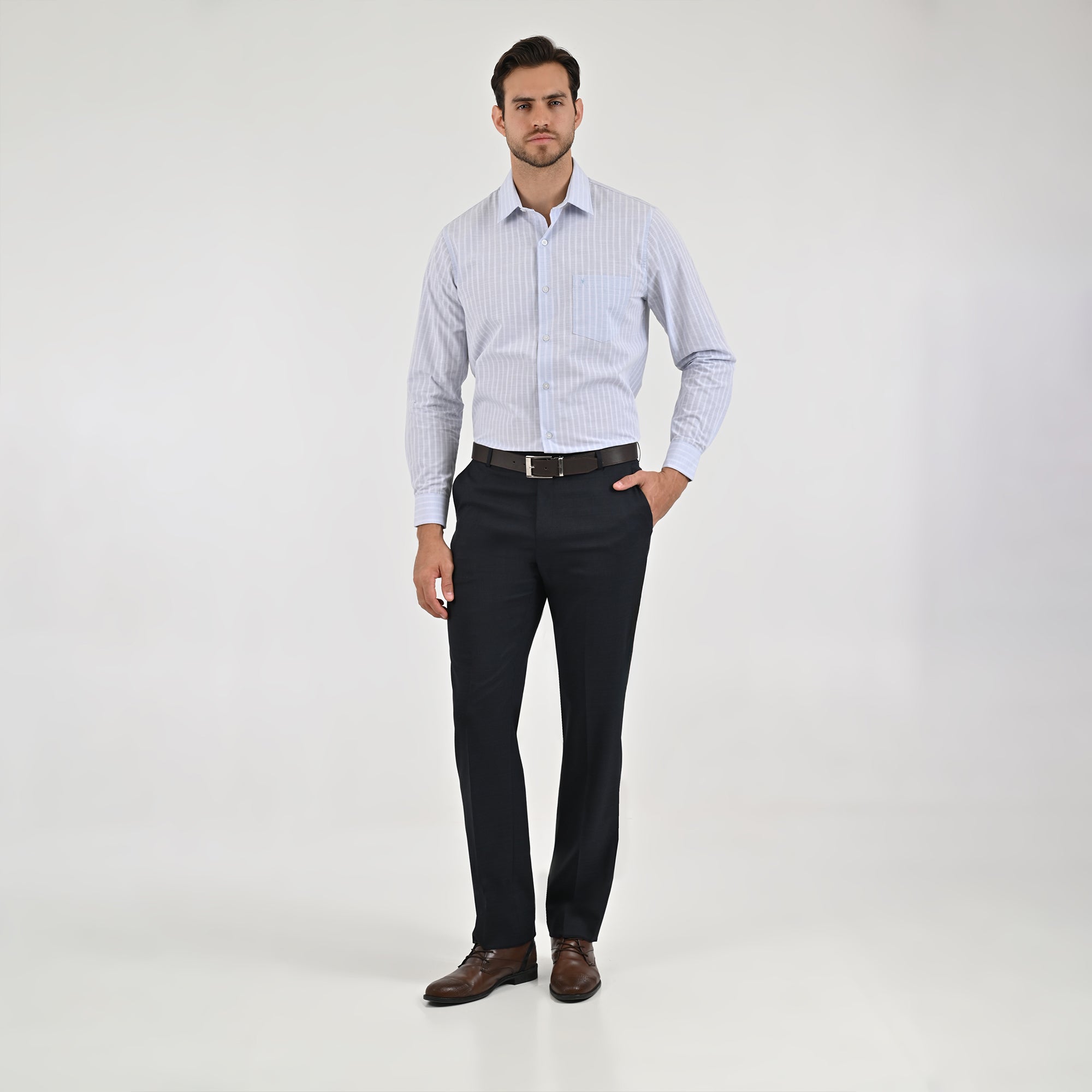 Pantalón de vestir Yale Slim Fit 4731 Azul Zafiro