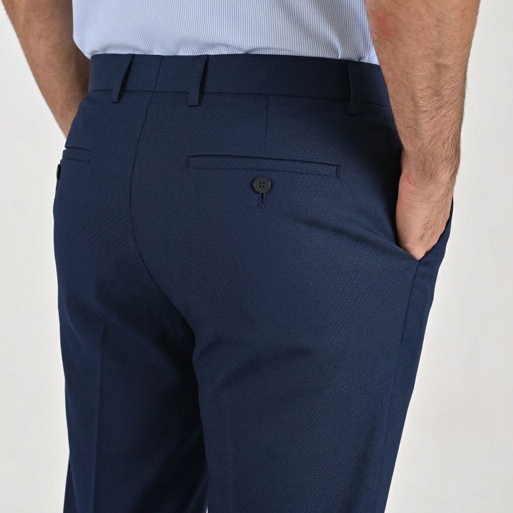 Pantalón de vestir Yale Slim Fit 7359 Azul