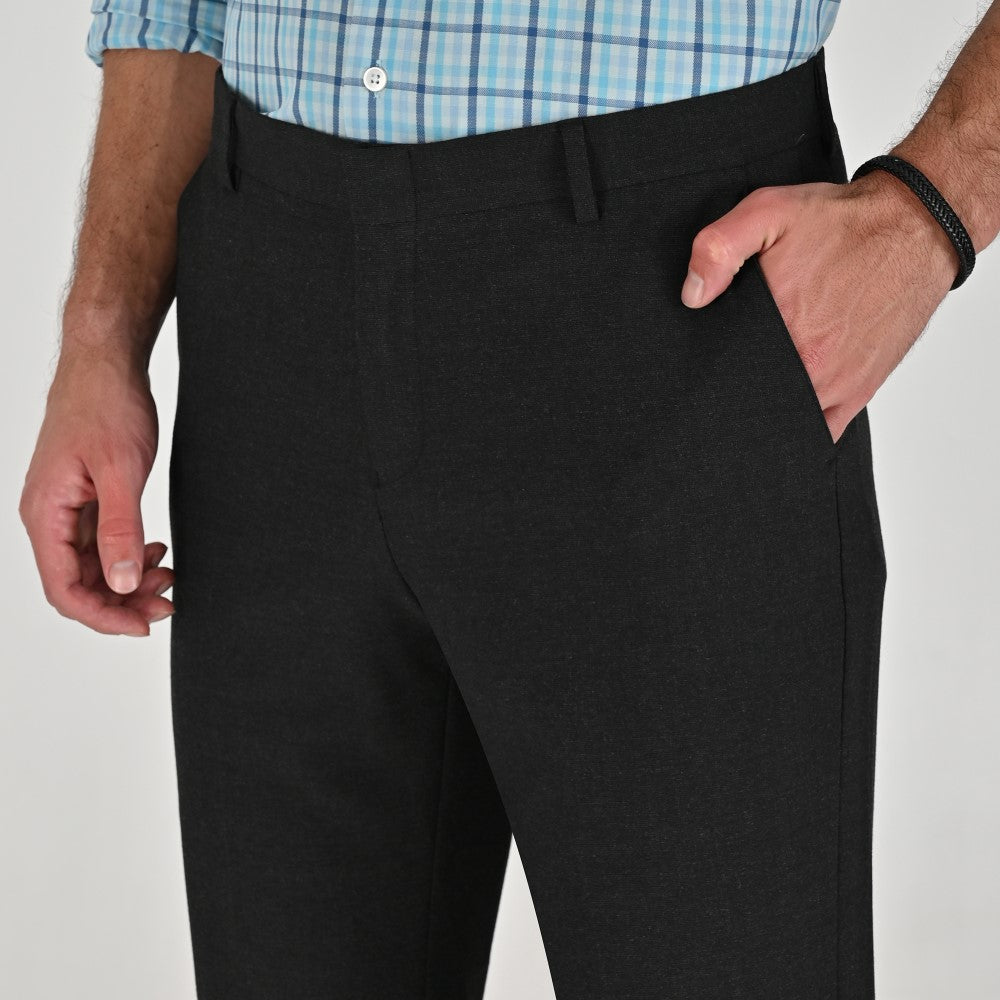 Pantalón de vestir Yale Slim Fit 7963 Negro
