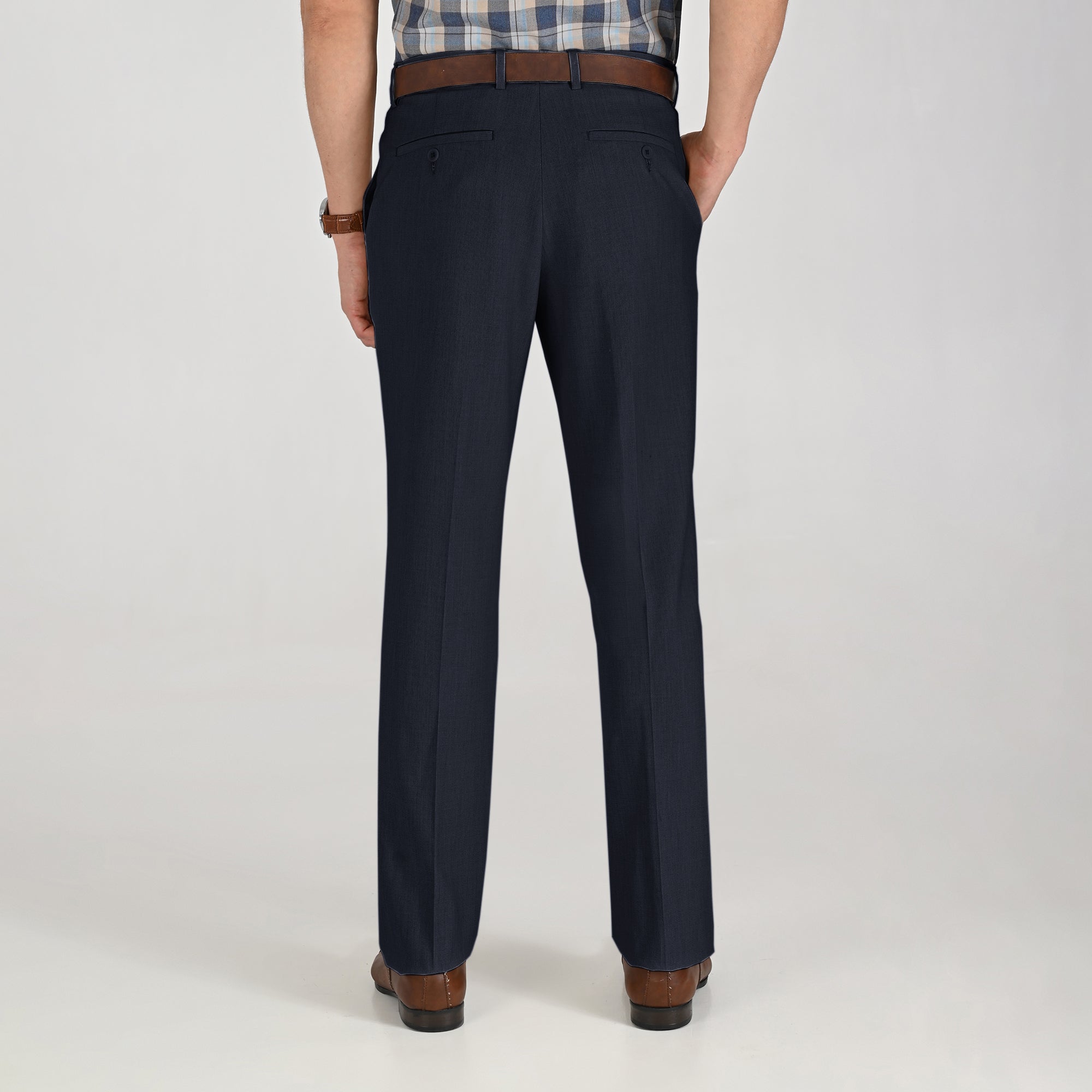 Pantalón de vestir Yale Slim Fit 7963 Azul Marino