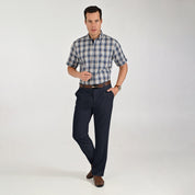 Pantalón de vestir Yale Slim Fit 7963 Azul Marino
