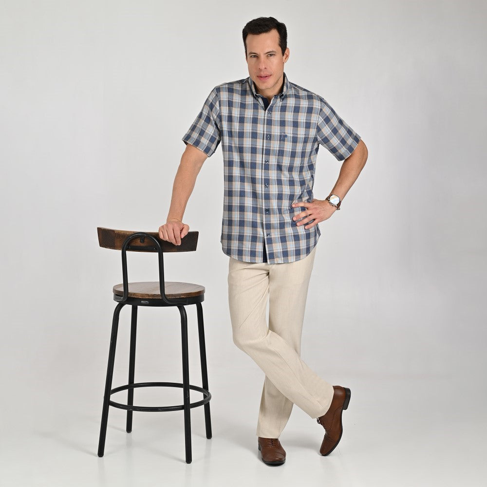 Pantalón de vestir Yale Slim Fit 7963 Arena