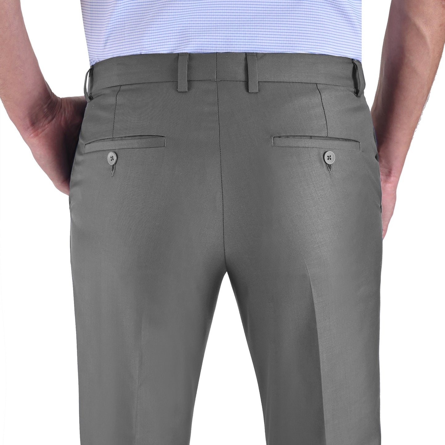 Pantalón Vestir Yale sin Pinzas Modern Slim Fit Cintura Ajustable 2402