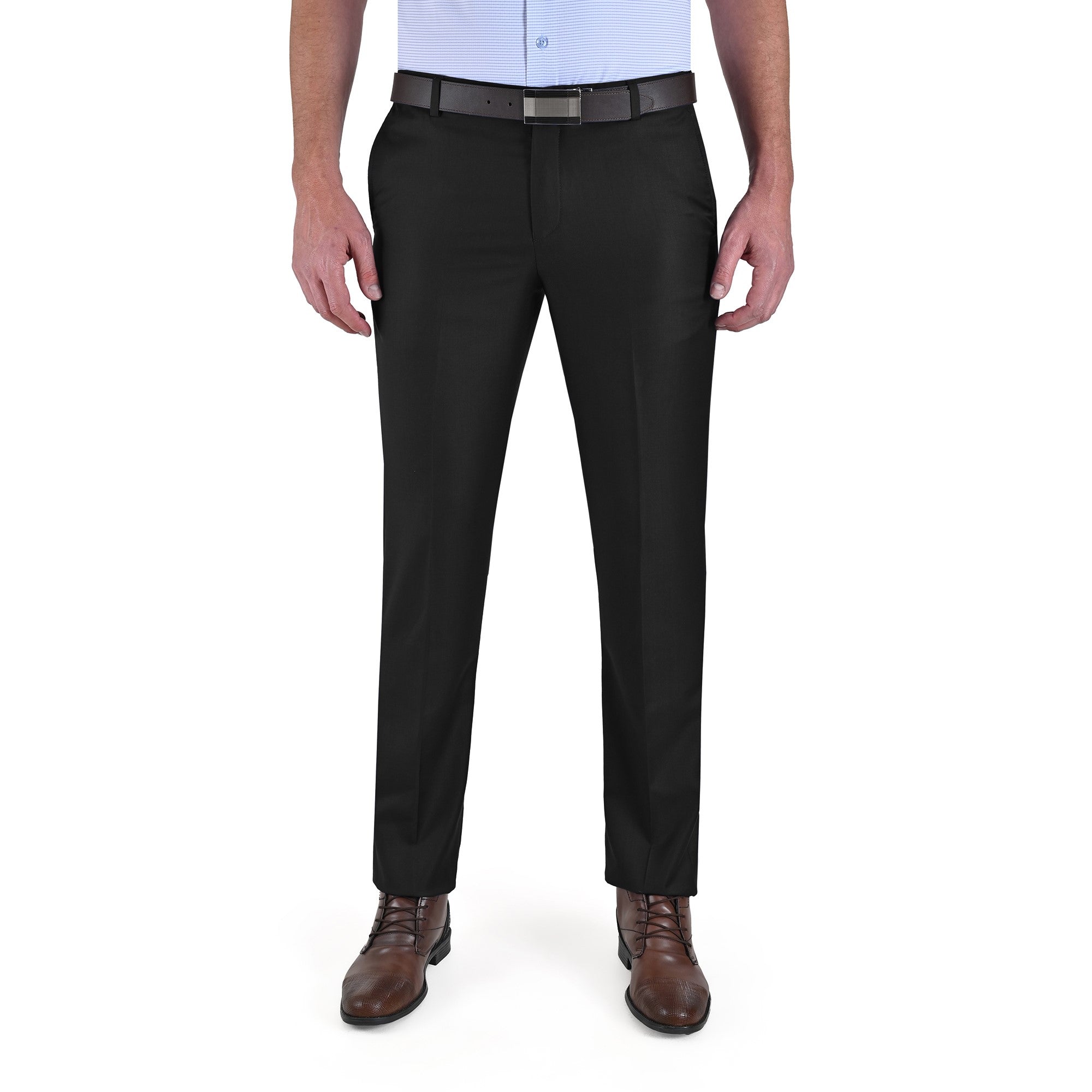 Pantalón de Vestir Yale sin Pinzas Modern Slim Fit Cintura Ajustable 2402