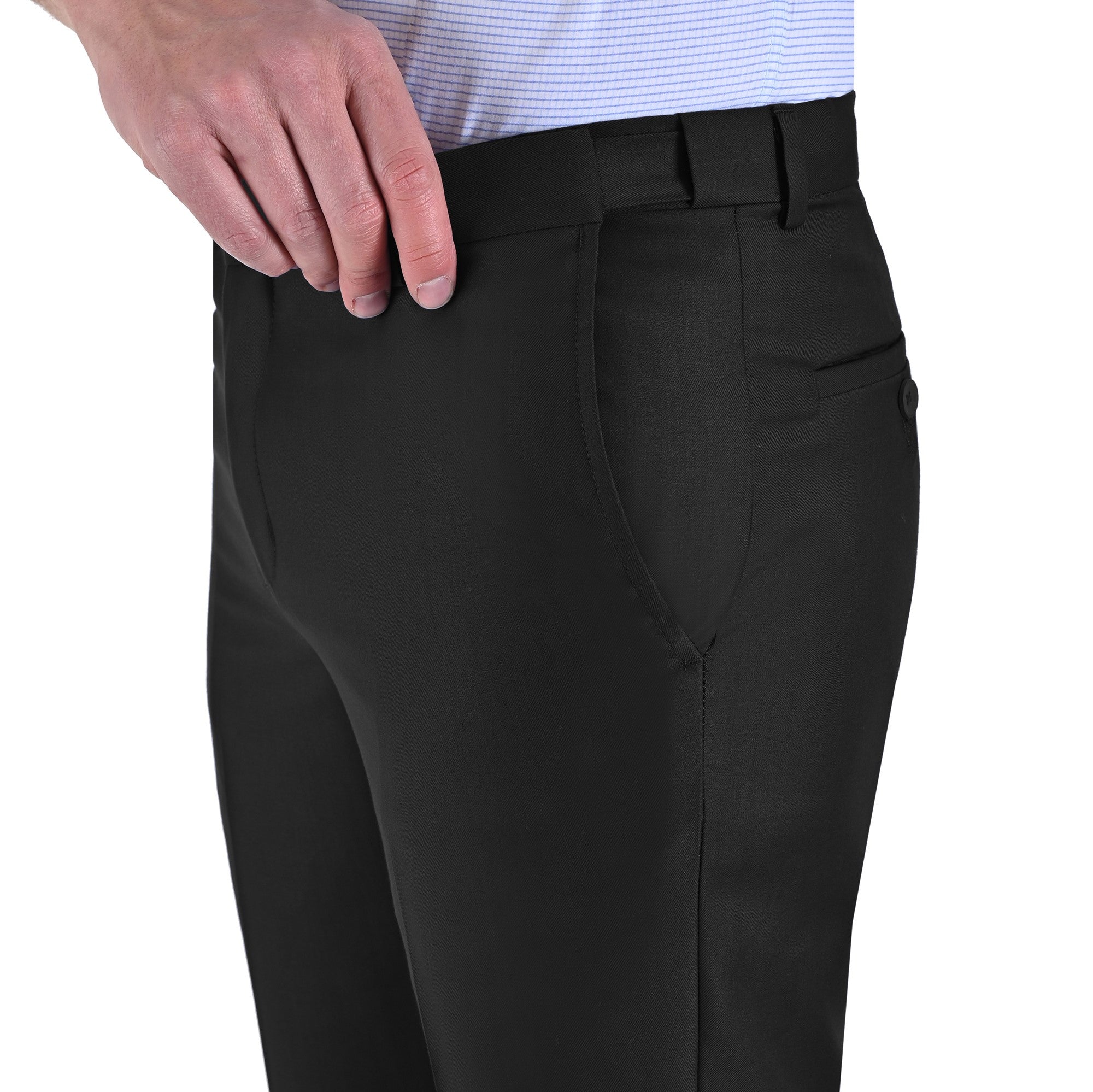 Pantalón de Vestir Yale sin Pinzas Modern Slim Fit Cintura Ajustable 2402