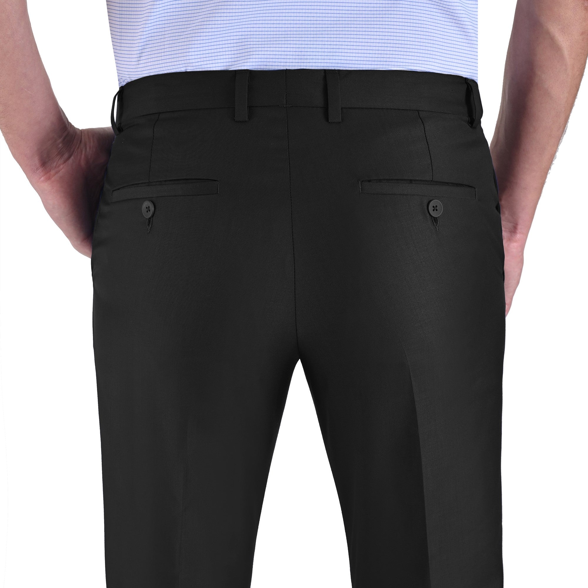 Pantalón de Vestir Yale sin Pinzas Modern Slim Fit Cintura Ajustable 2402