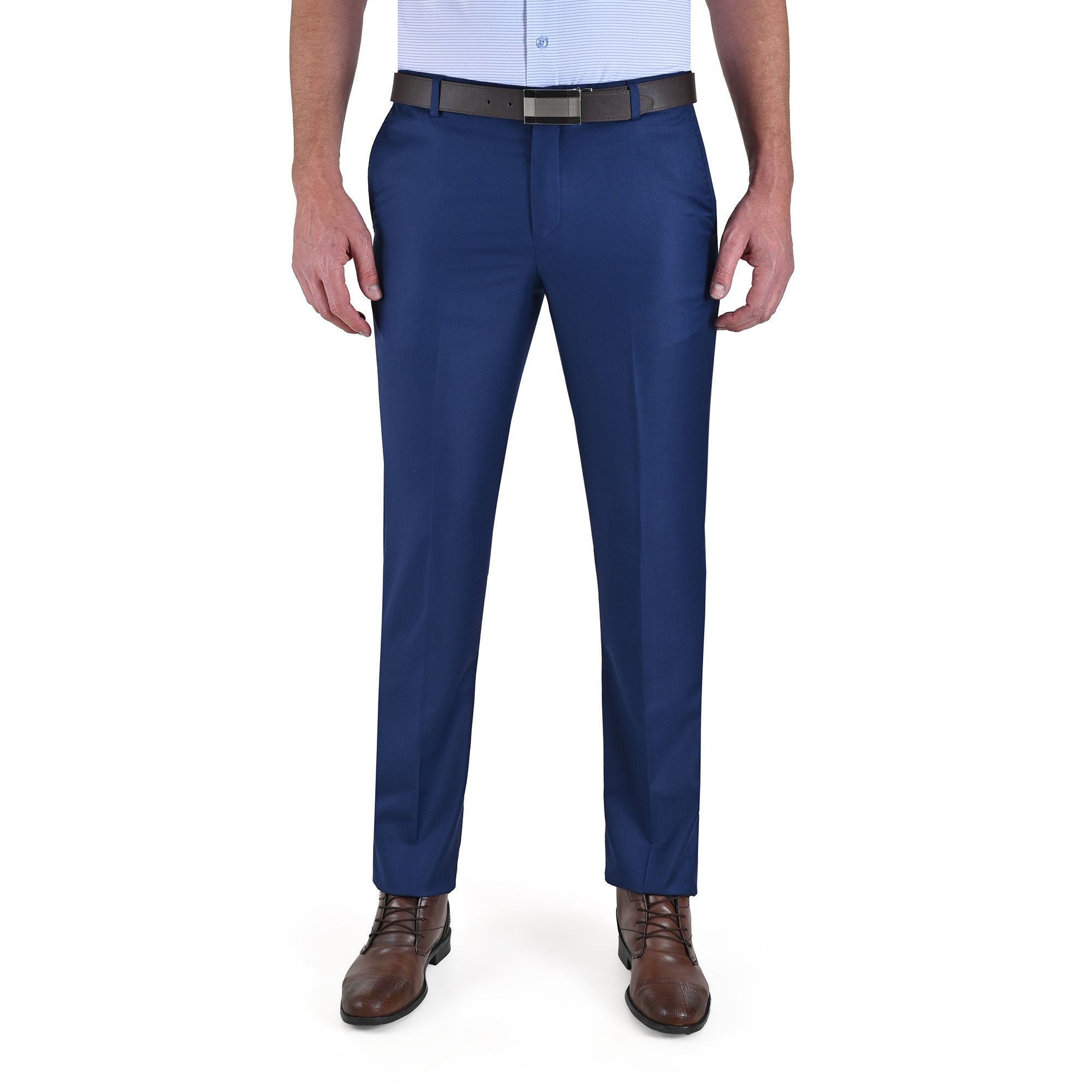 Pantalón de Vestir Yale sin Pinzas Modern Slim Fit Cintura Ajustable 2402