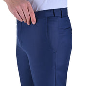 Pantalón de Vestir Yale sin Pinzas Modern Slim Fit Cintura Ajustable 2402