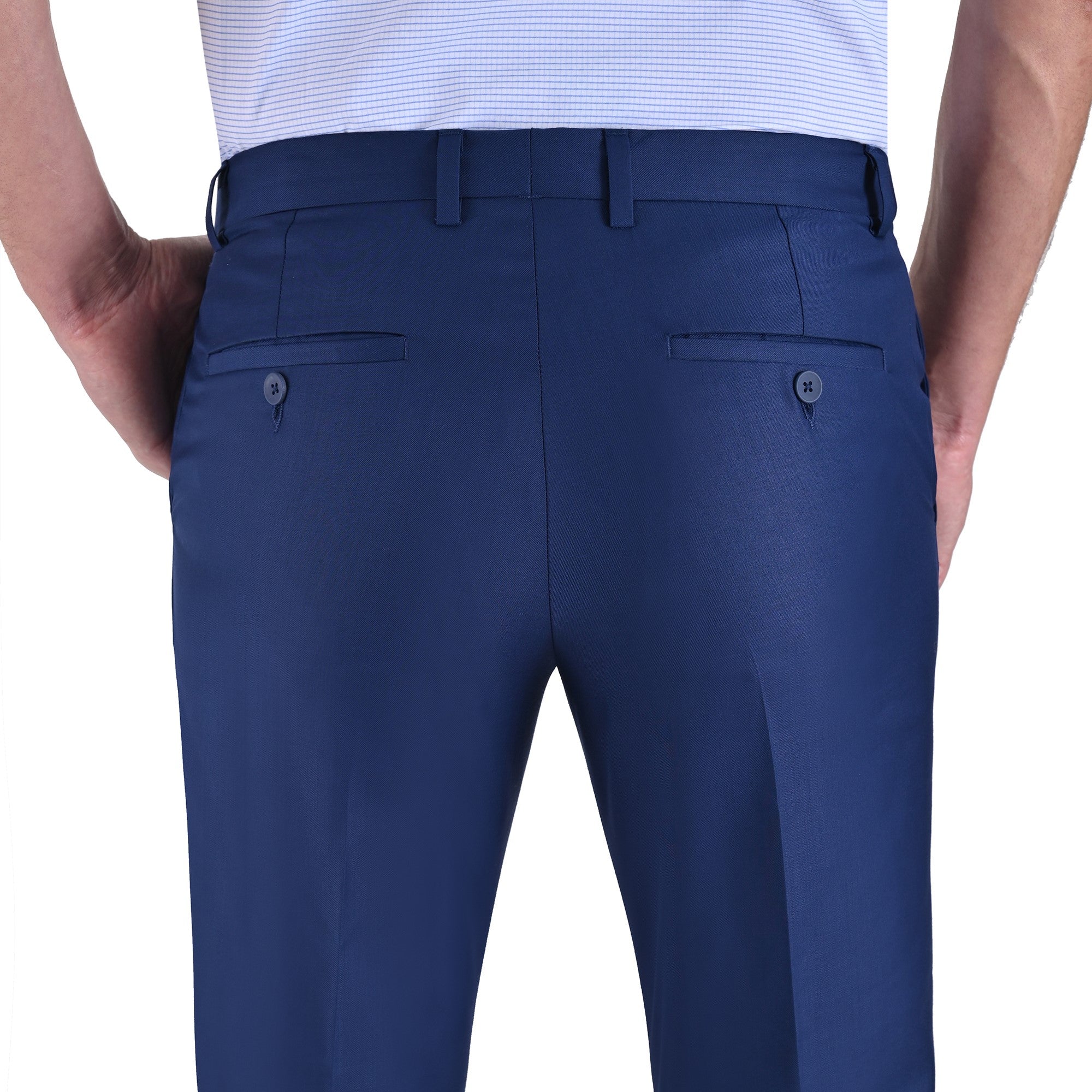 Pantalón de Vestir Yale sin Pinzas Modern Slim Fit Cintura Ajustable 2402
