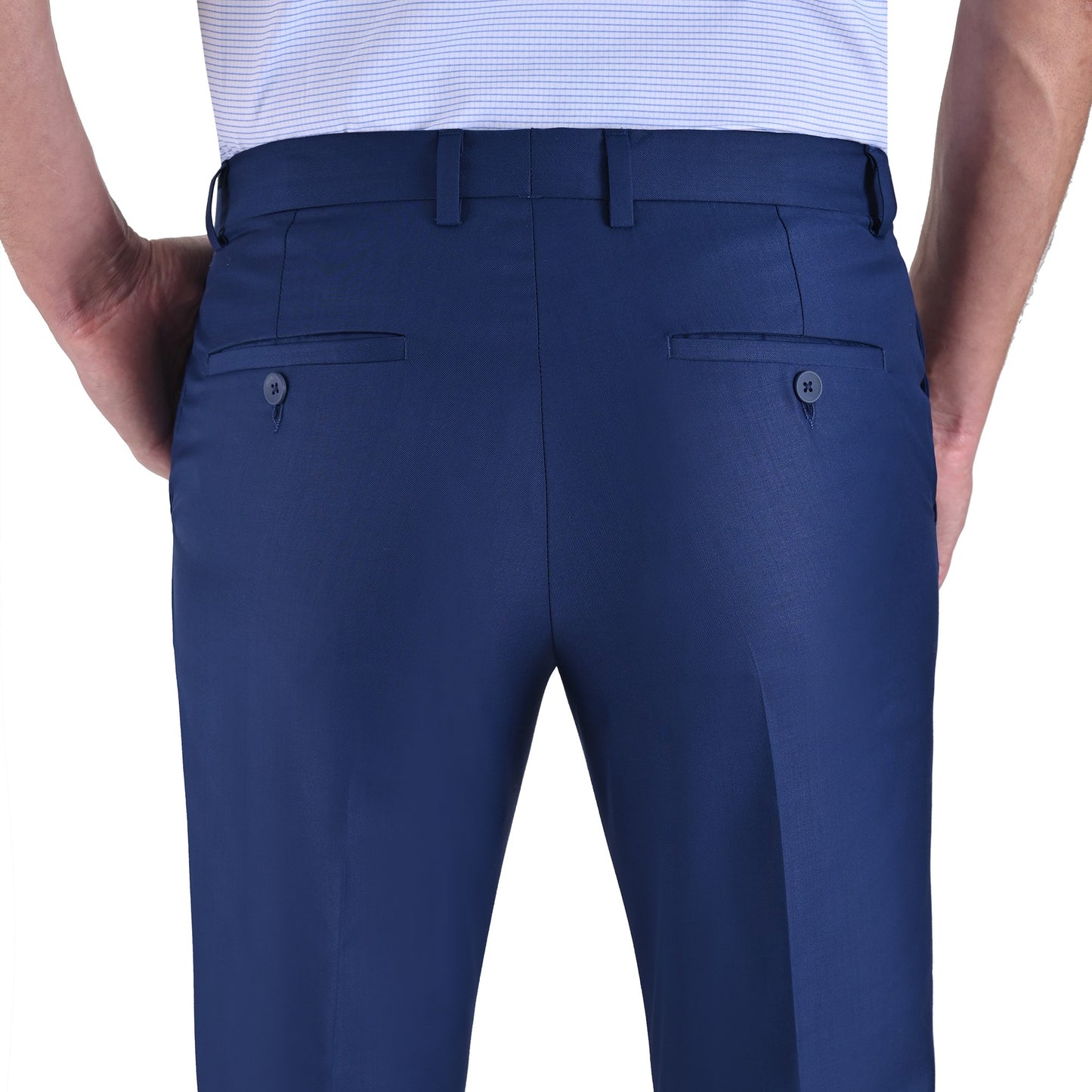 Pantalón Vestir Yale sin Pinzas Modern Slim Fit Cintura Ajustable 2402
