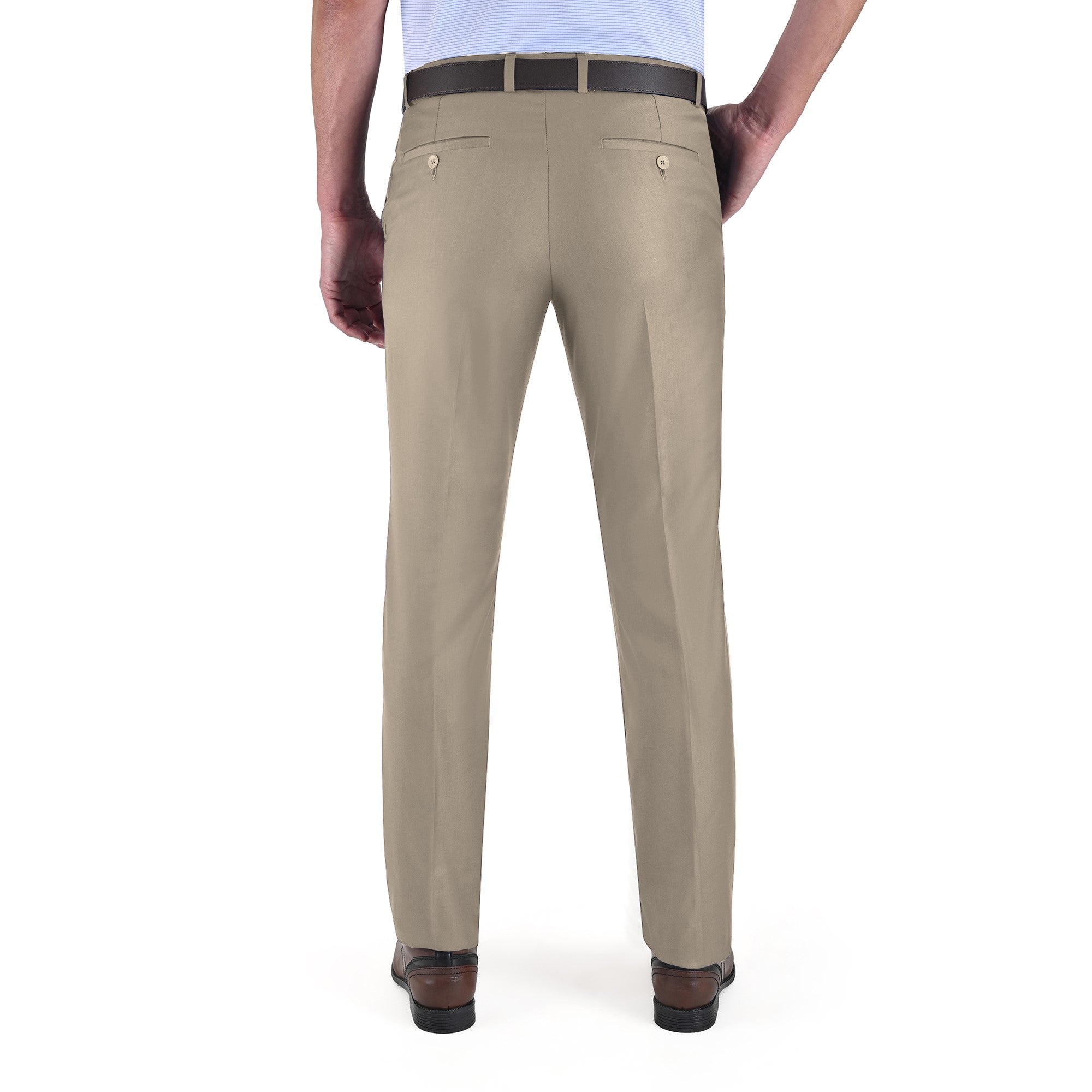 Pantalón de Vestir Yale sin Pinzas Modern Slim Fit Cintura Ajustable 2402