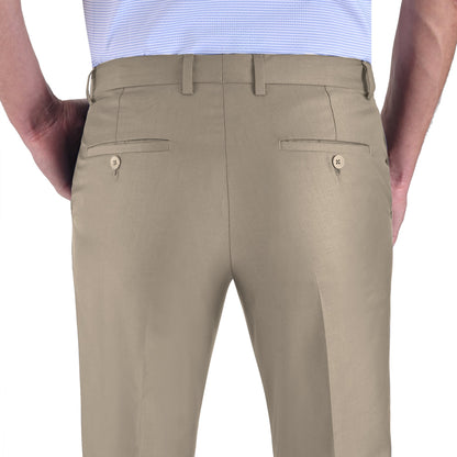 Pantalón Vestir Yale sin Pinzas Modern Slim Fit Cintura Ajustable 2402