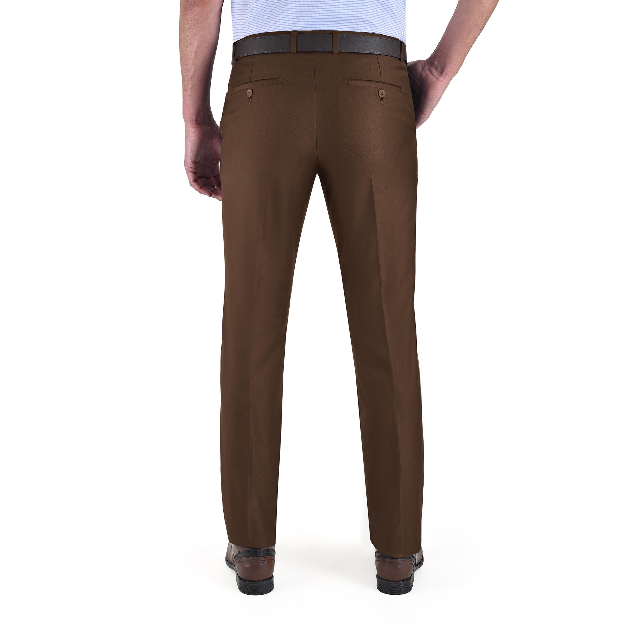 Pantalón de Vestir Yale sin Pinzas Modern Slim Fit Cintura Ajustable 2402