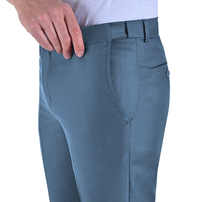 Pantalón Vestir Yale sin Pinzas Modern Slim Fit Cintura Ajustable 2402