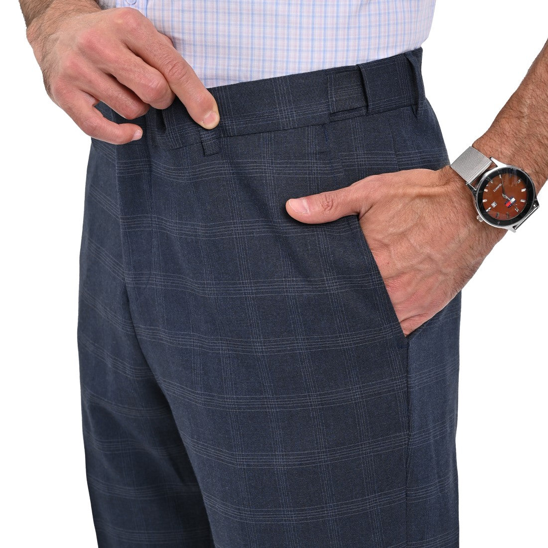 Pantalón de Vestir Yale Slim Fit Cintura Ajustable 3762