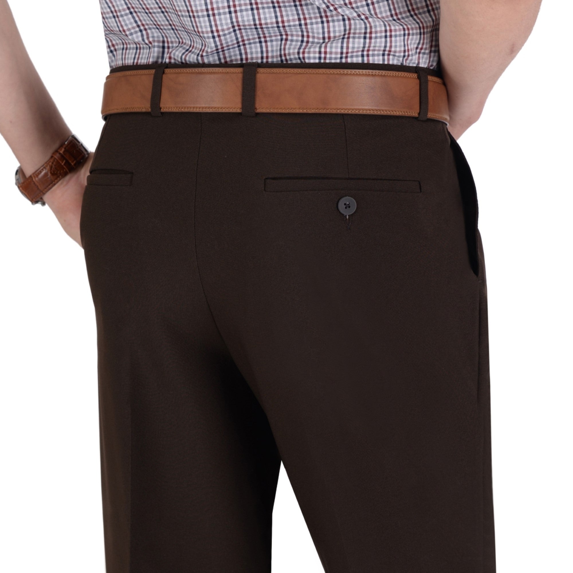 Pantalón de Vestir Yale Con Pinzas Regular Fit 1268