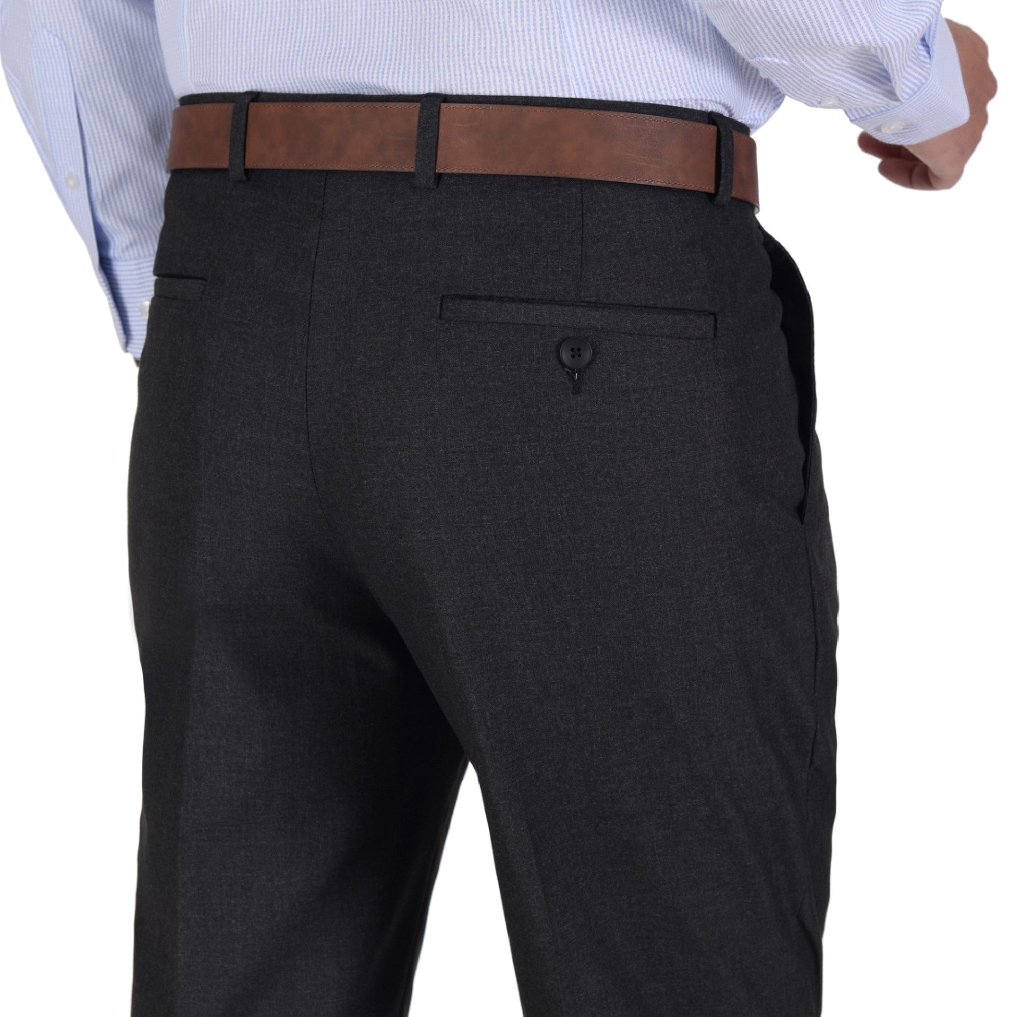 Pantalón de Vestir Yale Regular Fit Con Pinzas 1768