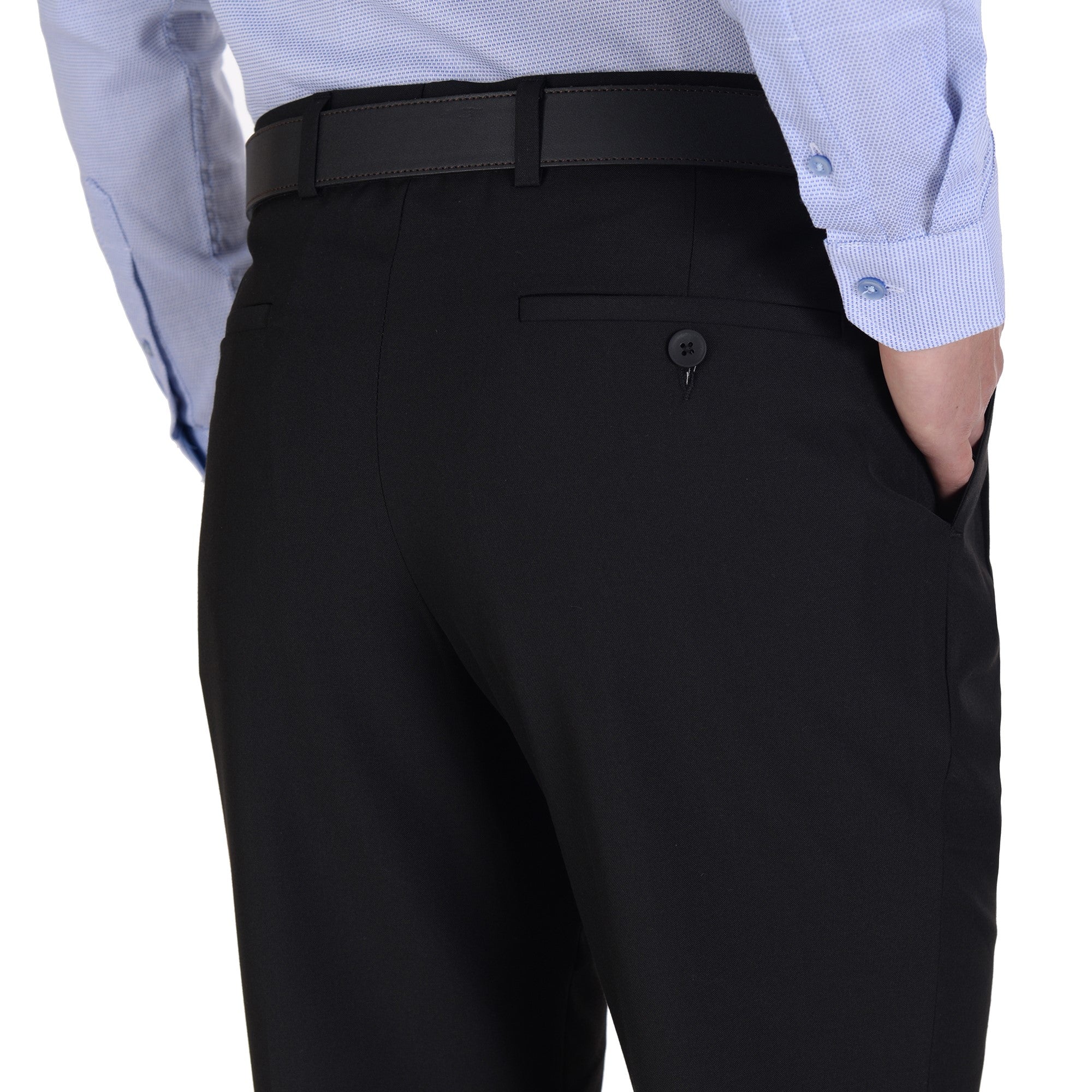 Pantalón de Vestir Yale Regular Fit Con Pinzas 1768