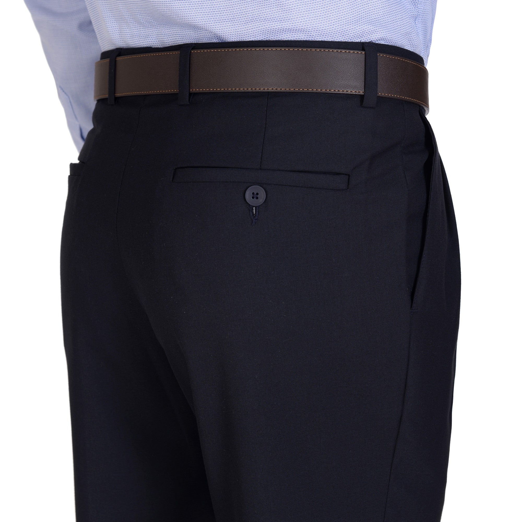 Pantalón de Vestir Yale Regular Fit Con Pinzas 1768