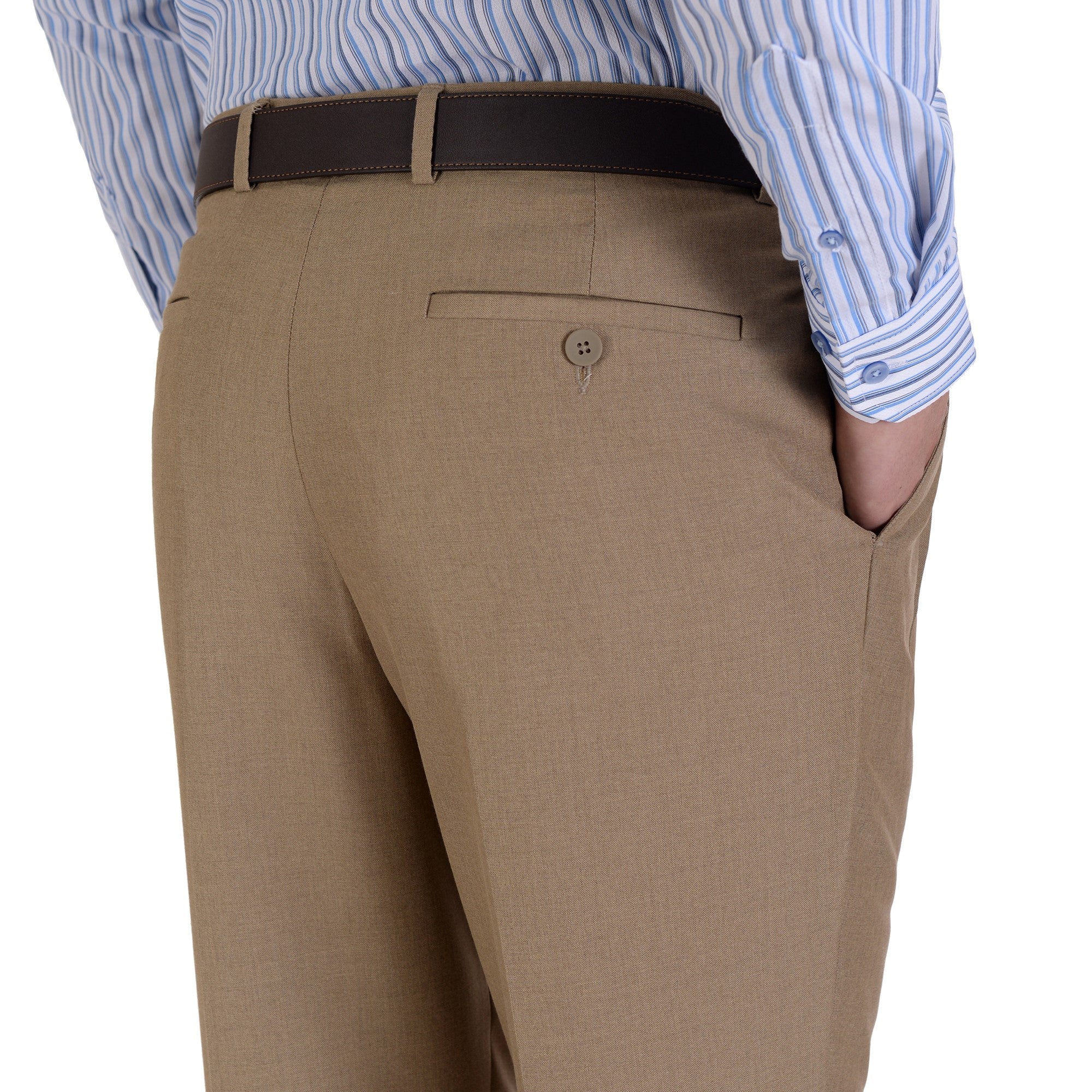 Pantalón de Vestir Yale Regular Fit Con Pinzas 1768