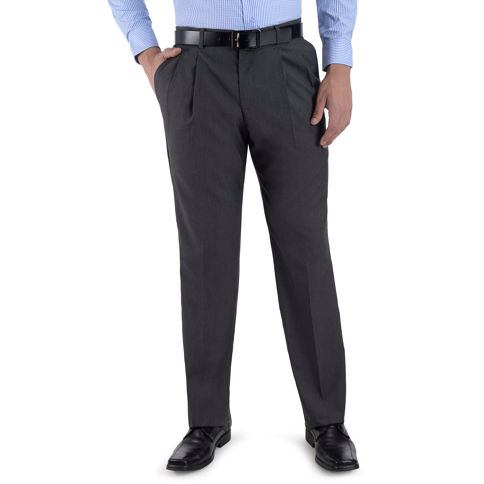 Pantalón de Vestir Yale Regular Fit Con Pinzas 0342