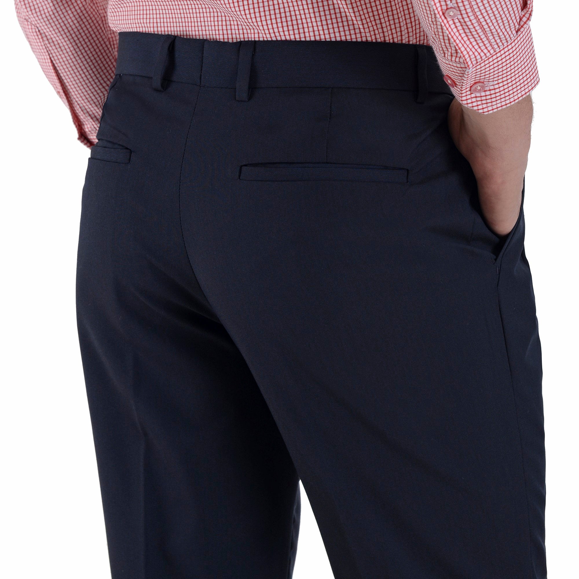 Pantalón de Vestir Yale Regular Fit Con Pinzas 0342