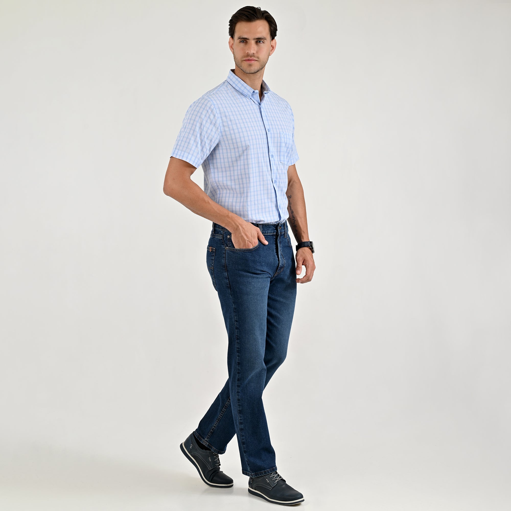 Jeans Yale Regular Fit 2384 Azul Zafiro