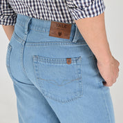 Jeans Yale Straight Fit 8266 Azul Plumbago
