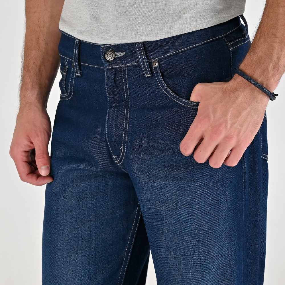 Jeans Yale Straight Fit 8266 Azul Marino