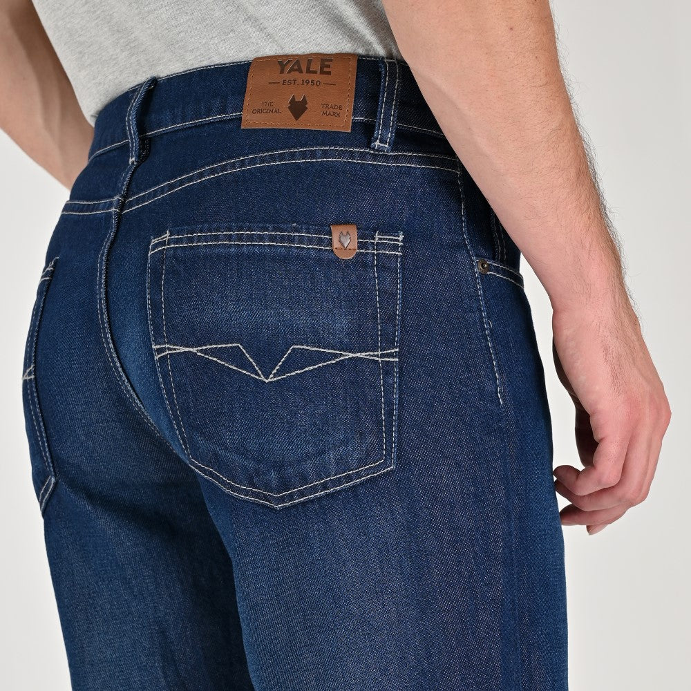 Jeans Yale Straight Fit 8266 Azul Marino