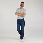 Jeans Yale Straight Fit 8266 Azul Marino