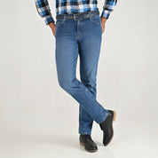 Jeans Yale Slim Fit 2384 Azul Petroleo