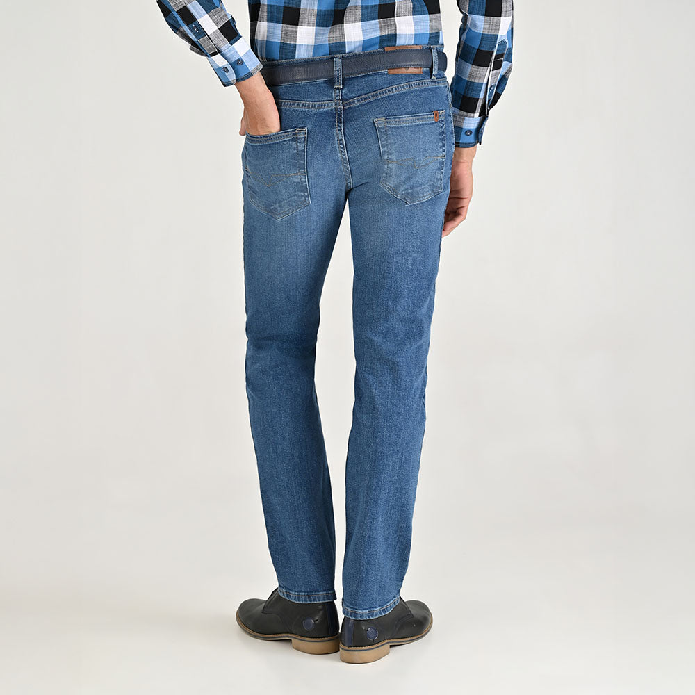 Jeans Yale Slim Fit 0527 Stretch Corte Semi Ajustado